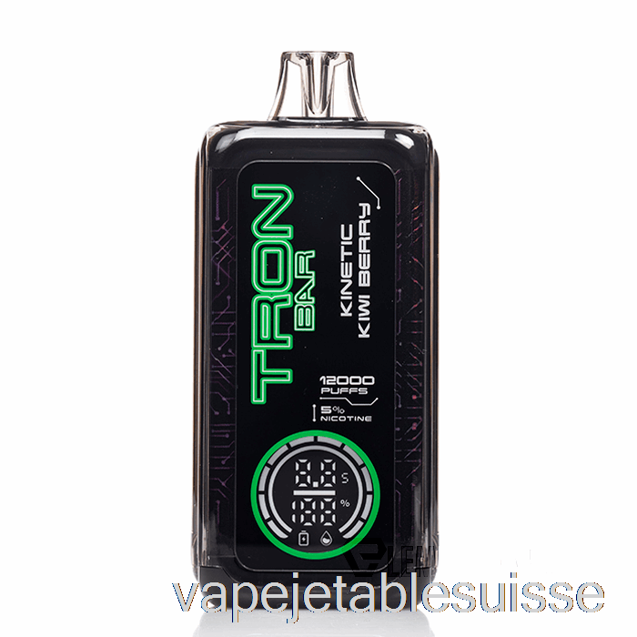 Vape Suisse Tron ​​bar 12k Baie De Kiwi Cinétique Jetable